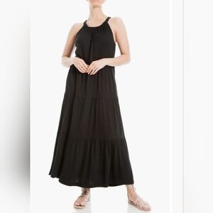 Max Studio Black Sleeveless Maxi Dress